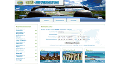 Desktop Screenshot of 123-autovermietung.de
